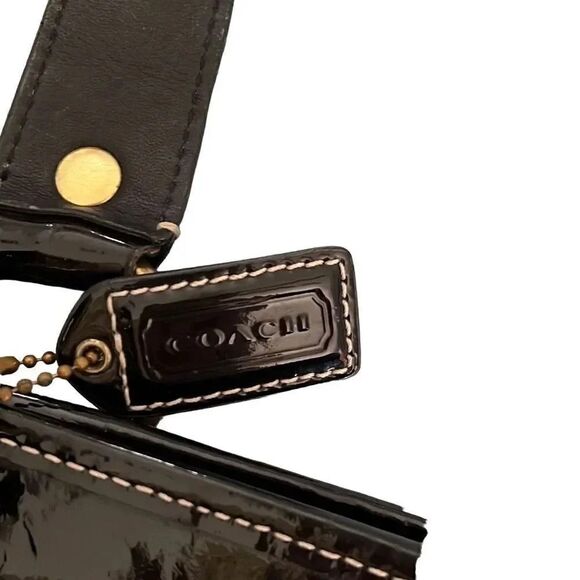 Vintage Coach Straw Purse.  - Picture 6 of 6